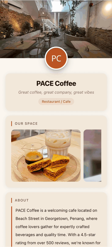 Syte page demo